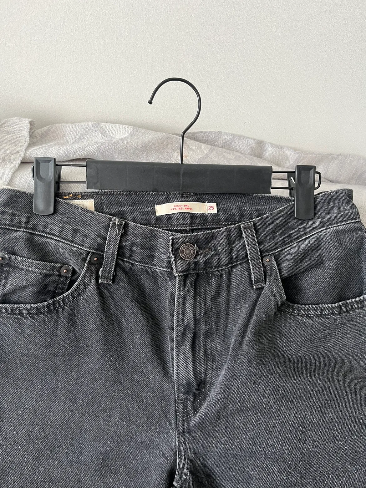 Levi's Baggy Dad Jeans black size 25