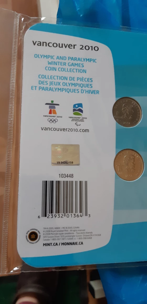 Vancouver 2010 Olympic coins set