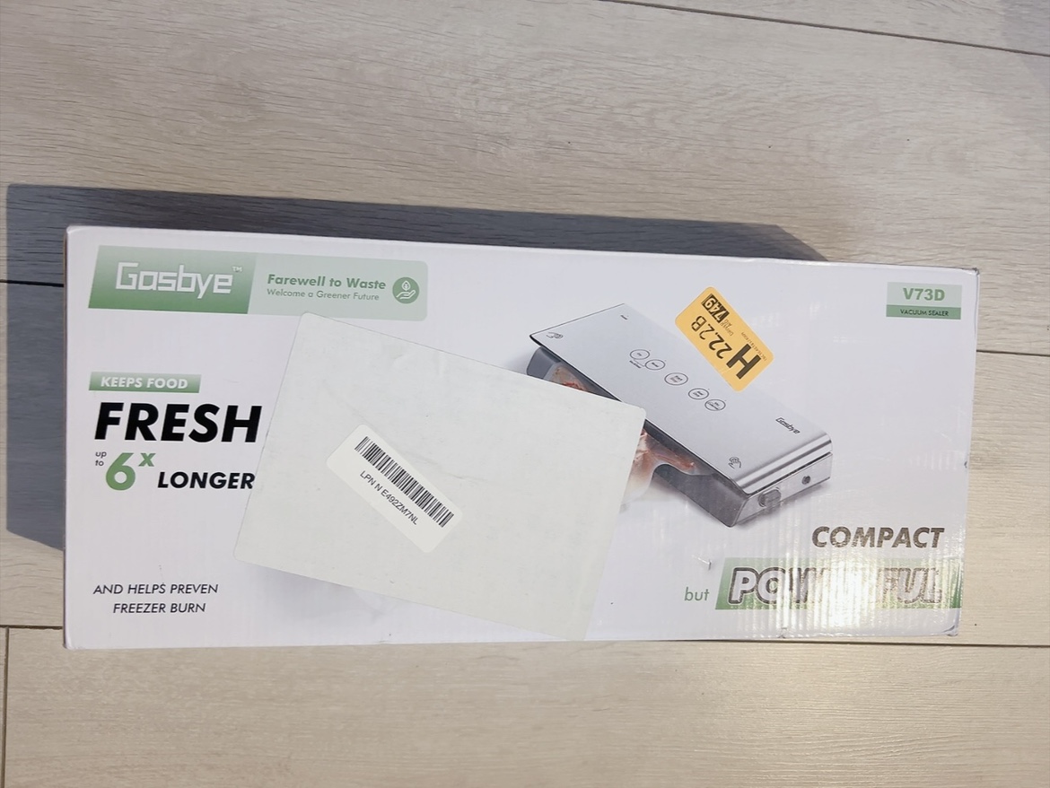 🥕Open box🥕 Gasbye 2-Pump Vacuum Sealer Machine - photo 2