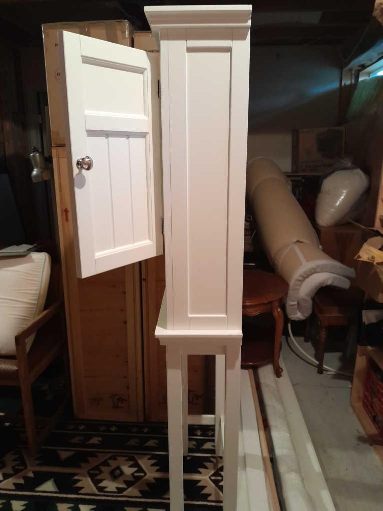 White Bathroom Cabinet - photo 2