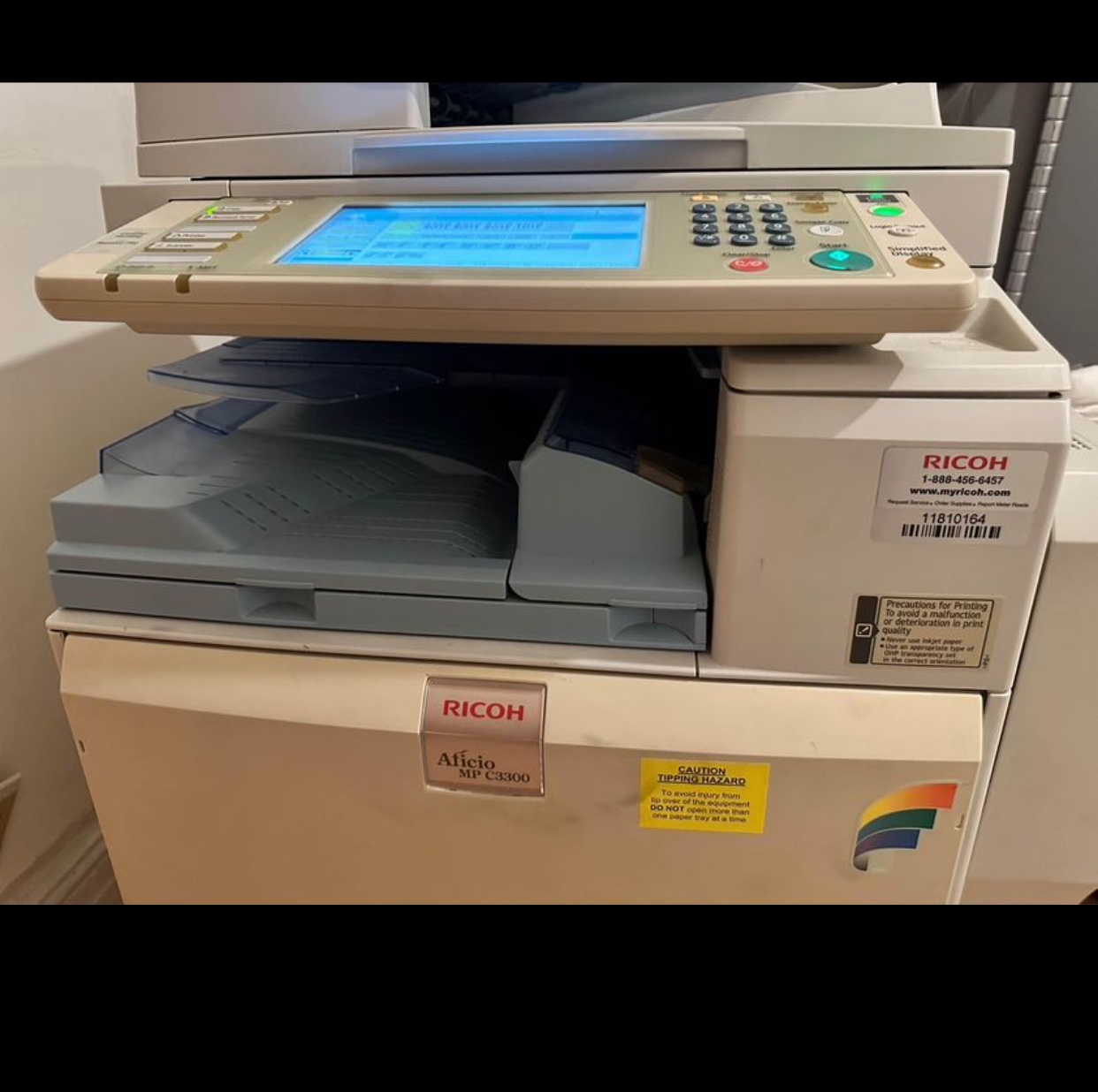 Ricoh Aficio MP C3300 Copier - photo 3