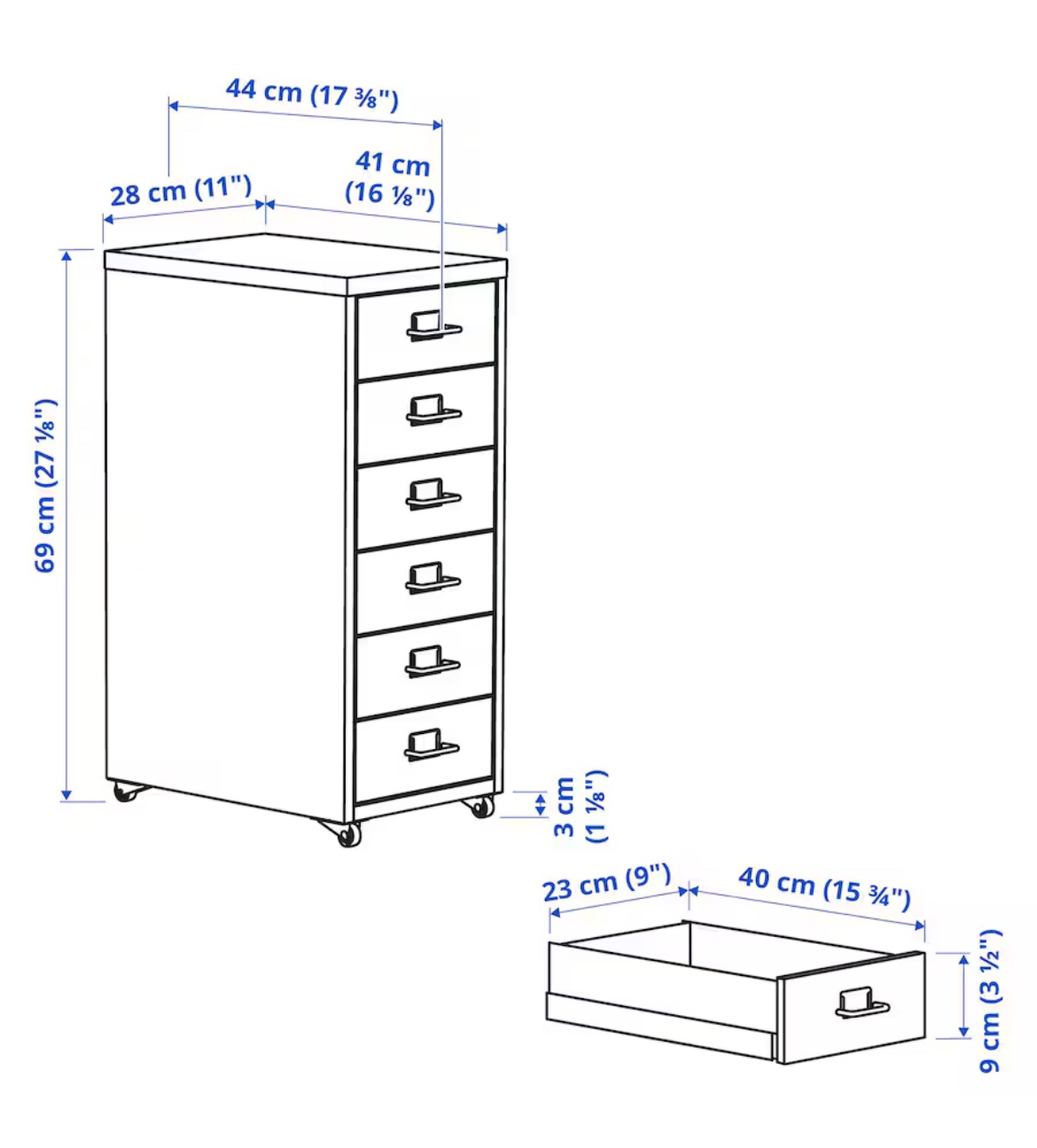IKEA Helmer drawer 🖤Black - photo 3