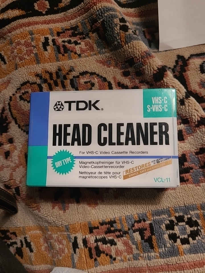 TDK VHS-C Head Cleaner