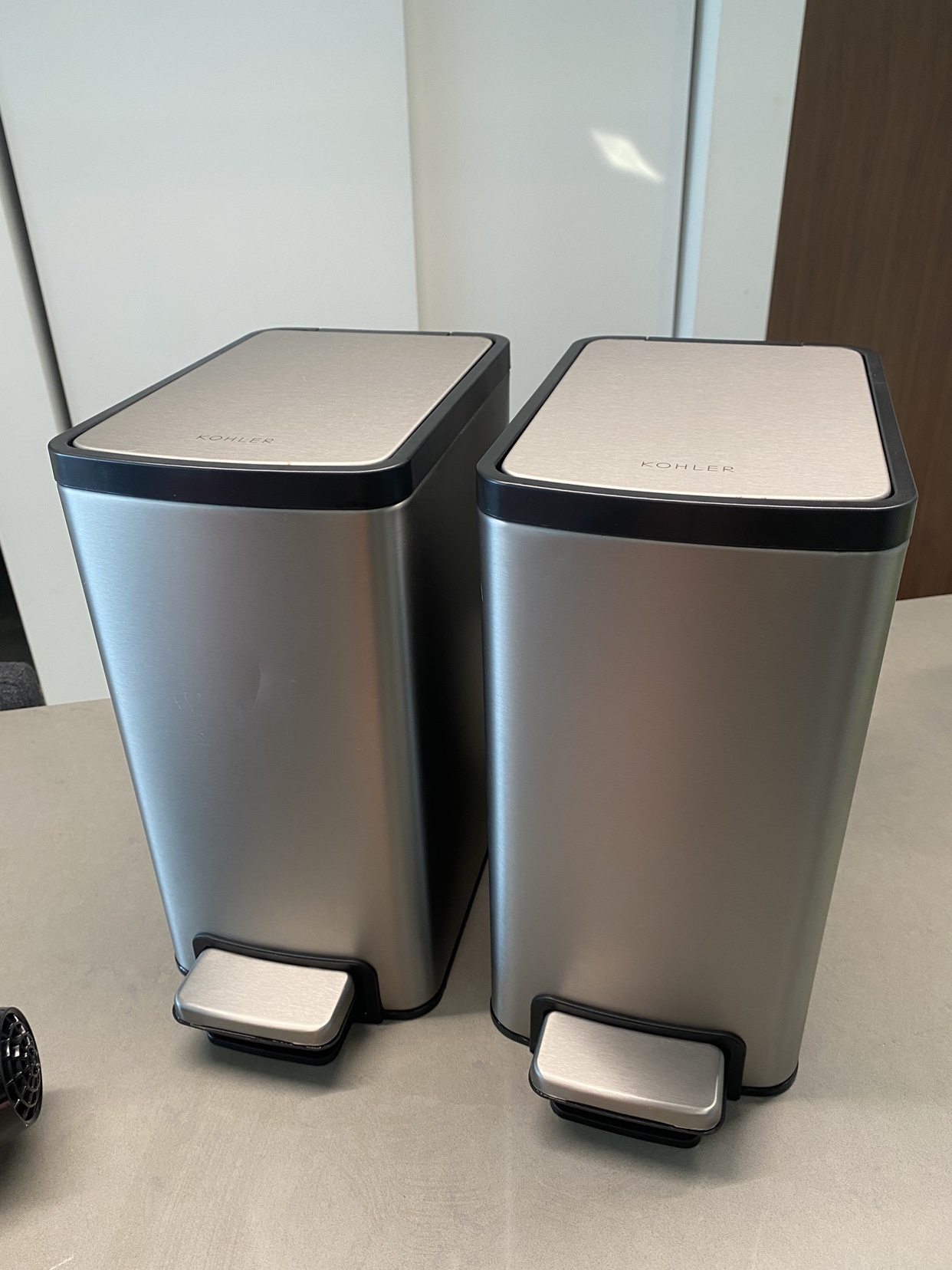 Two Kohler Trash Cans 6L