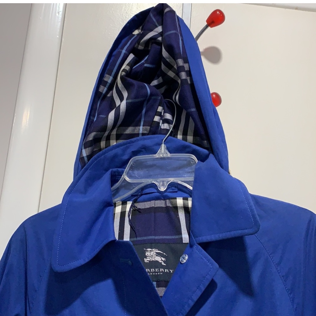 Burberry Blue Trench Coat - photo 2