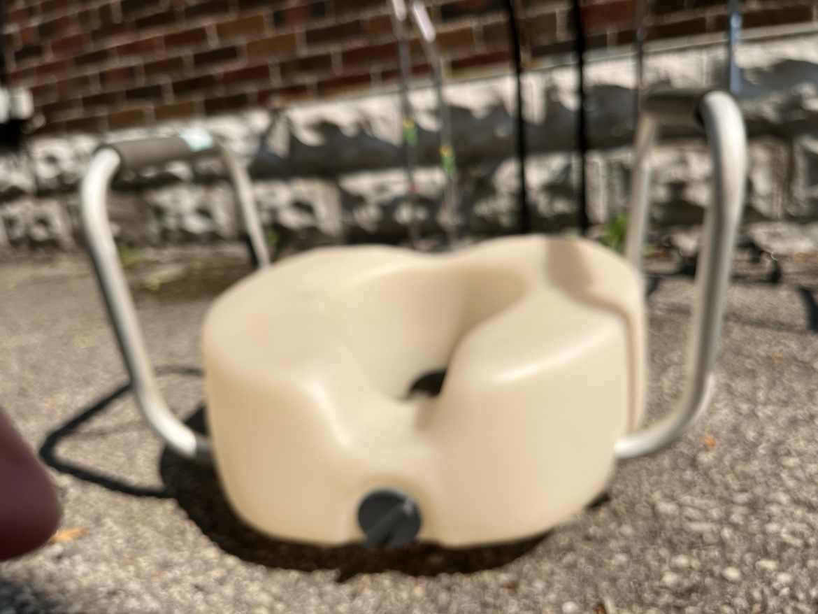 Toilet seat booster adult