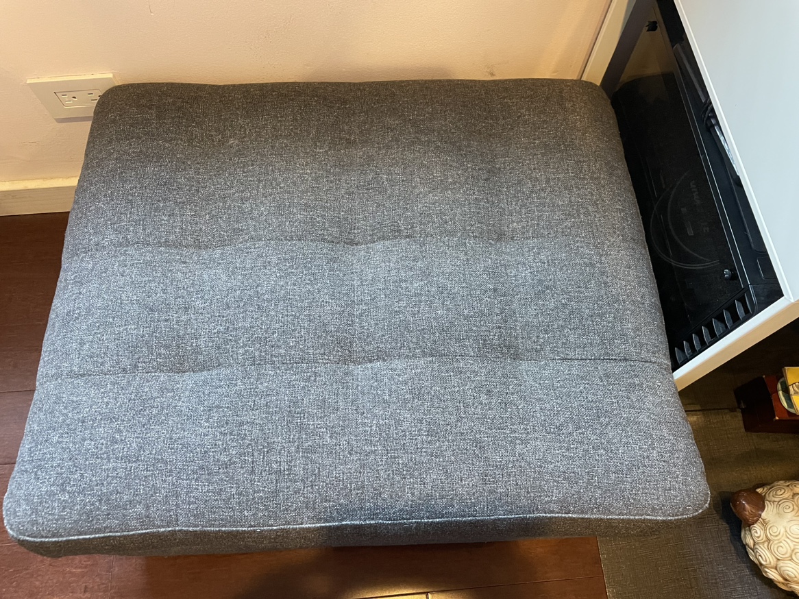Ottoman grey fabric 24x29 - photo 2