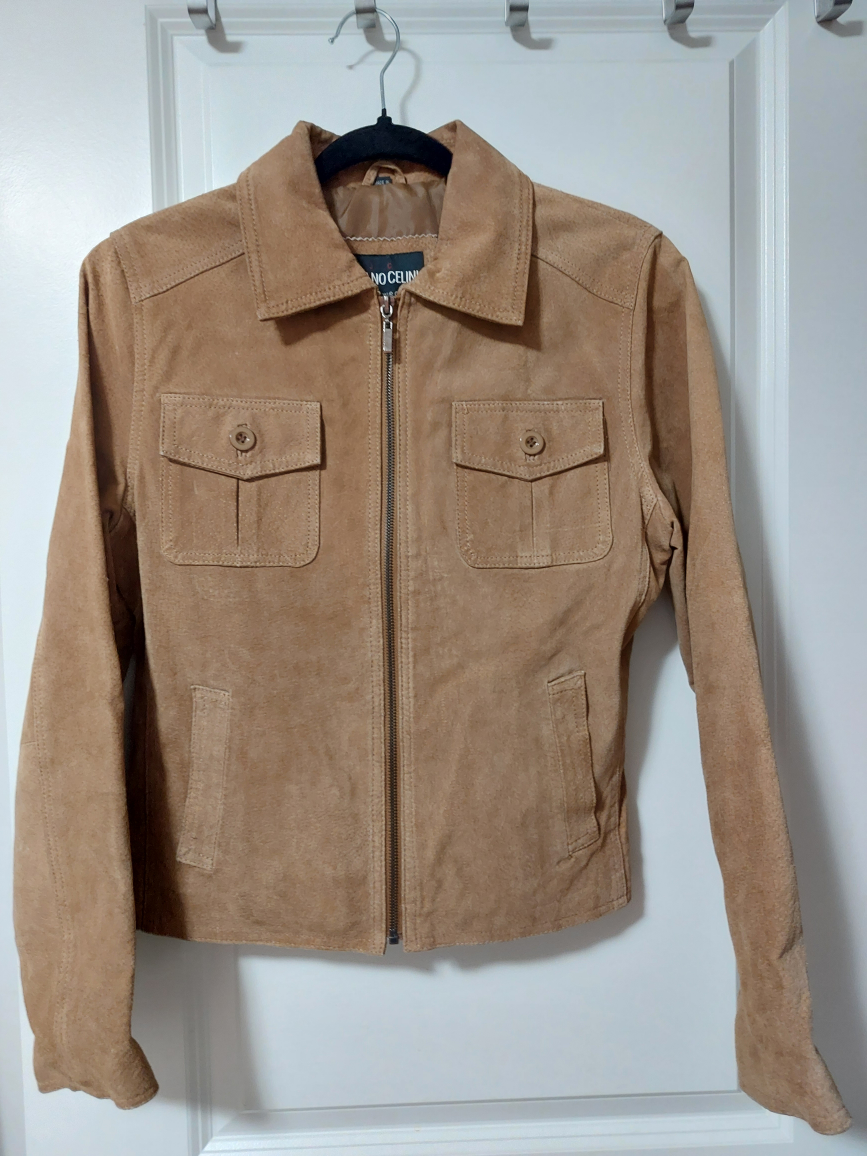 Leather Suede Jacket Medium - photo 3