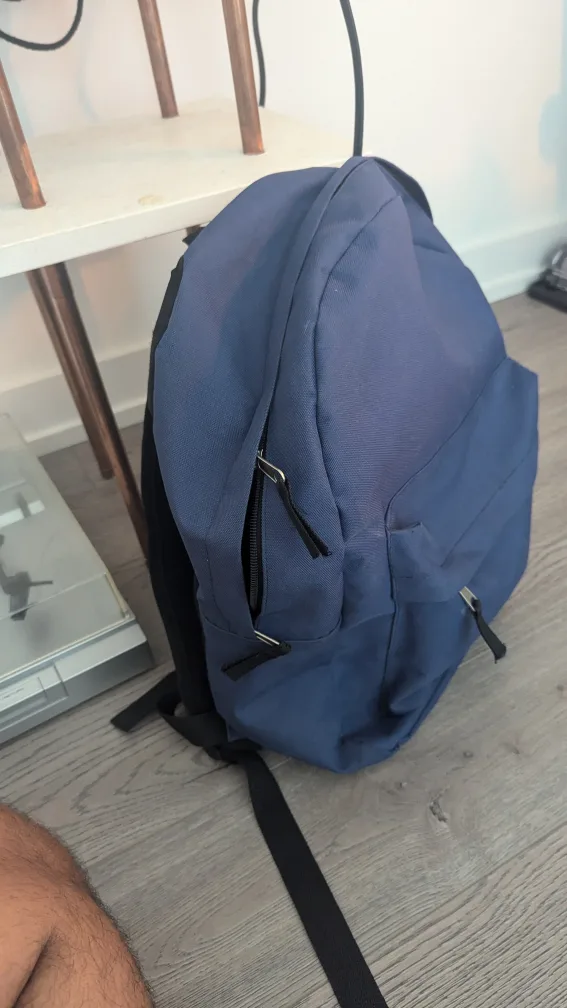 Blue Backpack Herschel style waterproof #freecycle thumbnail