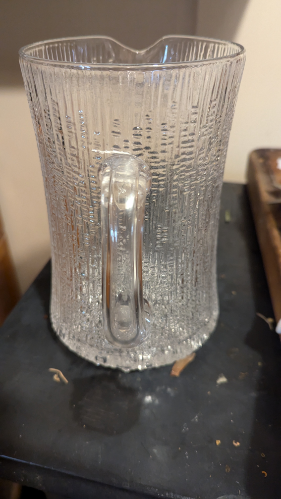 swedish crystal pitcher - photo 2