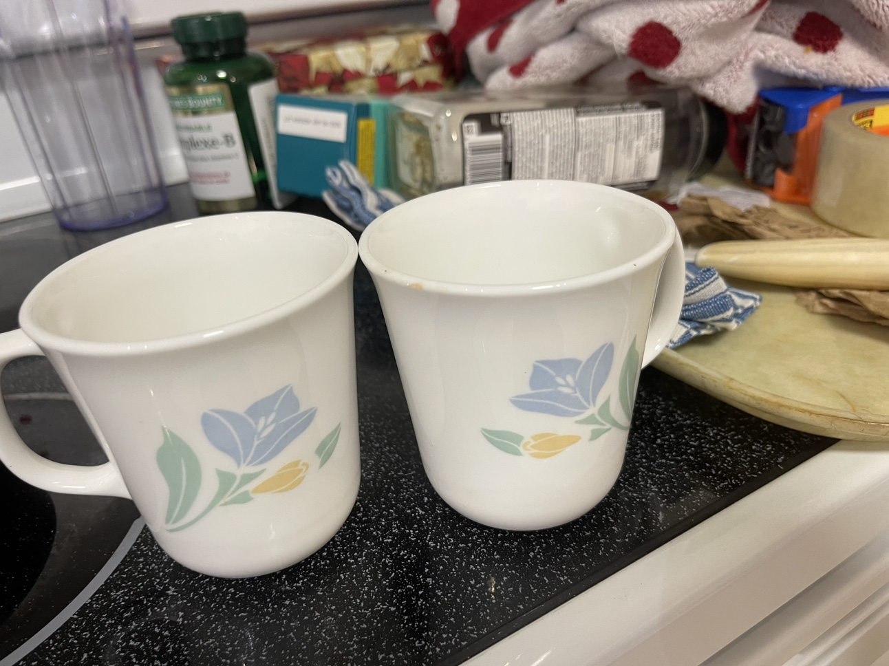 Set of 8 Corelle Mugs