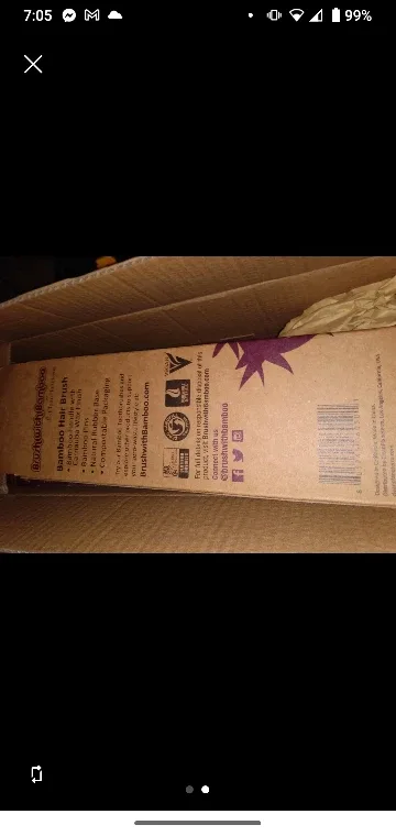 Bamboo Hair Brush new have 1 left image indicator(2)