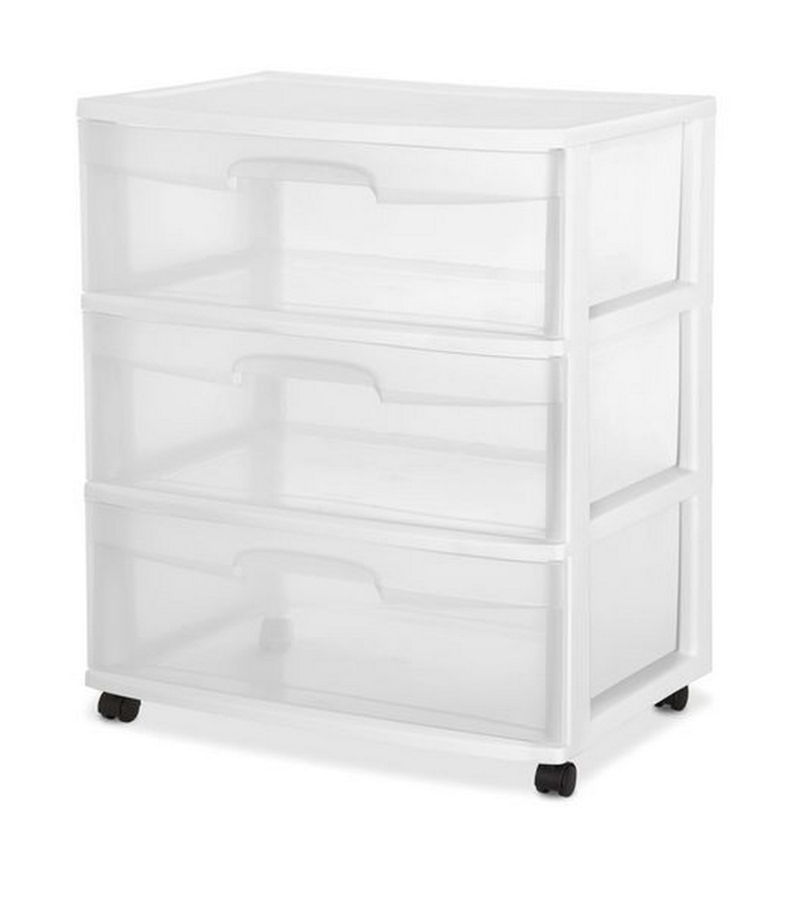 3-Drawer Rolling Storage Unit
