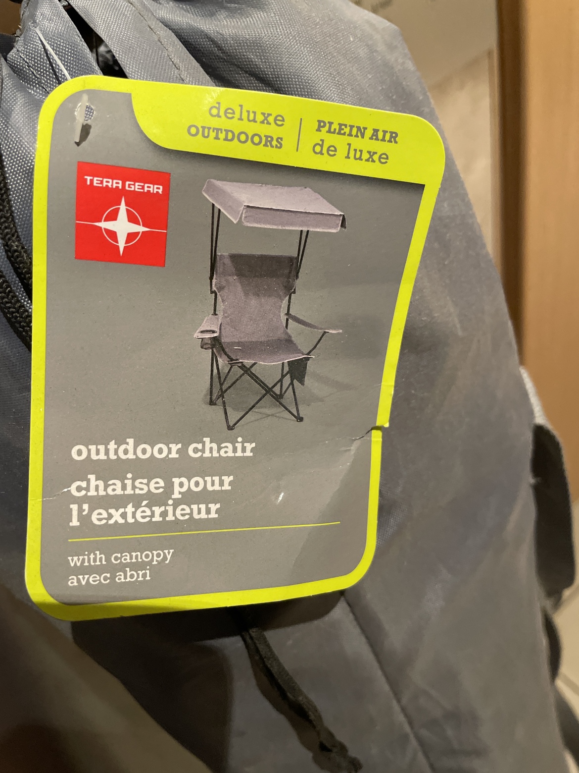 Brand new Tera Gear Outdoor Chair With Canopy