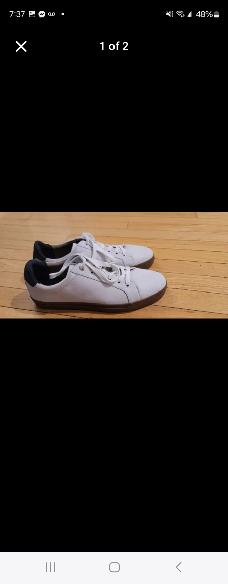White Leather Sneakers  from Banana Republic