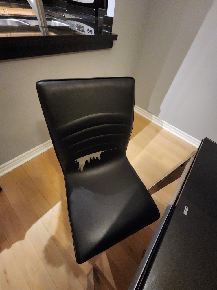 Expandable Black Glass Dining Table - photo 3