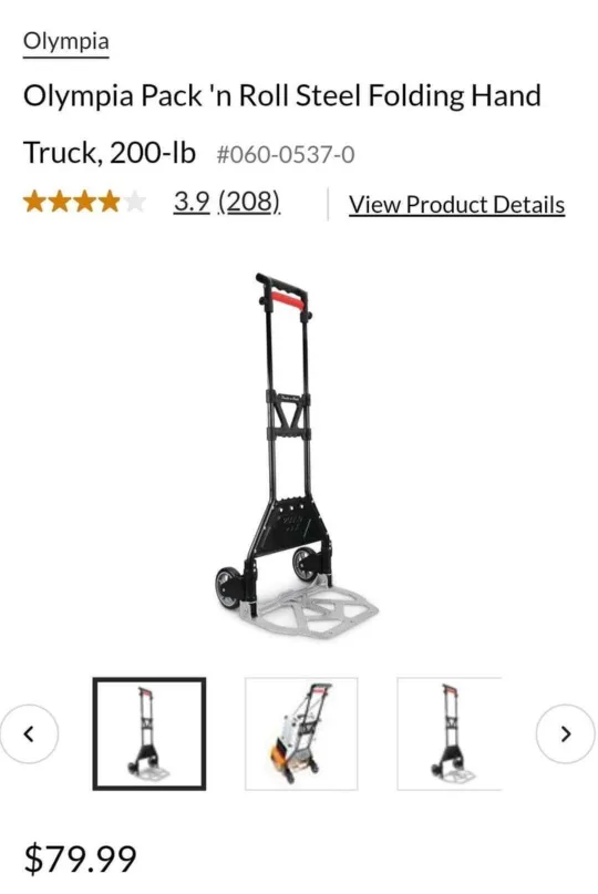 Folding Hand Truck image indicator(3)
