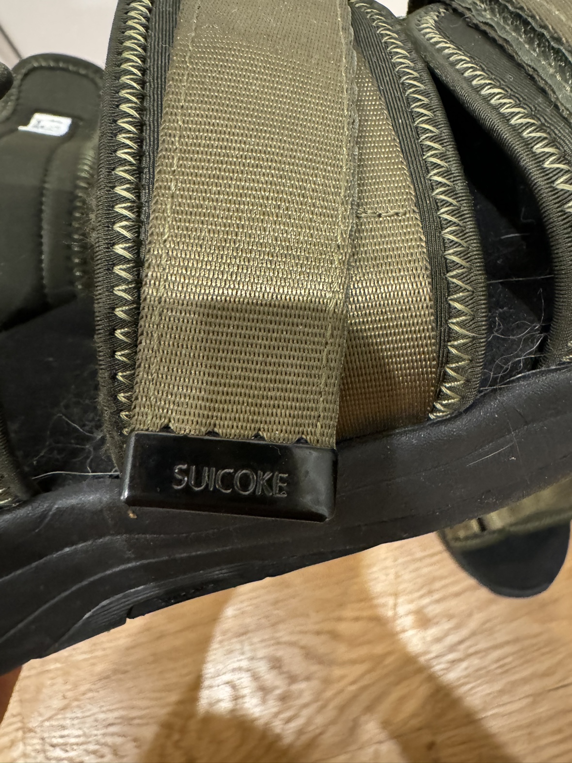 Suicoke x Tom Wood Men's Green Sandals - photo 4