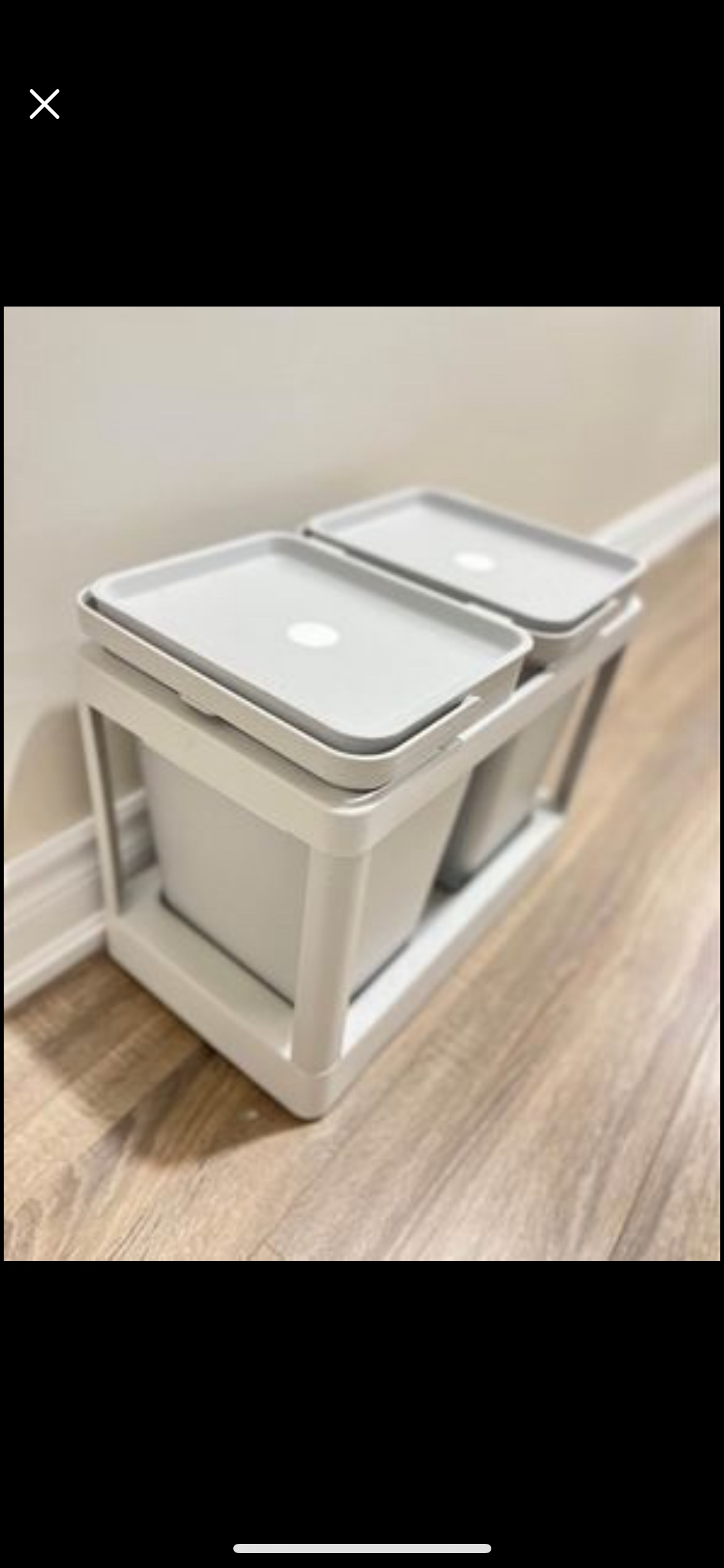 IKEA HALLBAR Pull-Out Recycling Bin