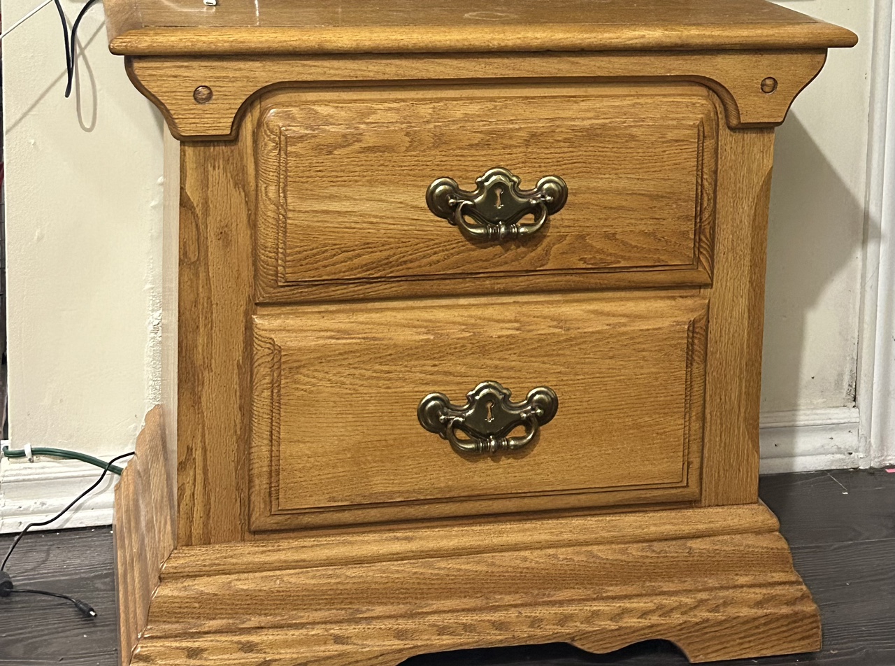 Wooden Nightstand