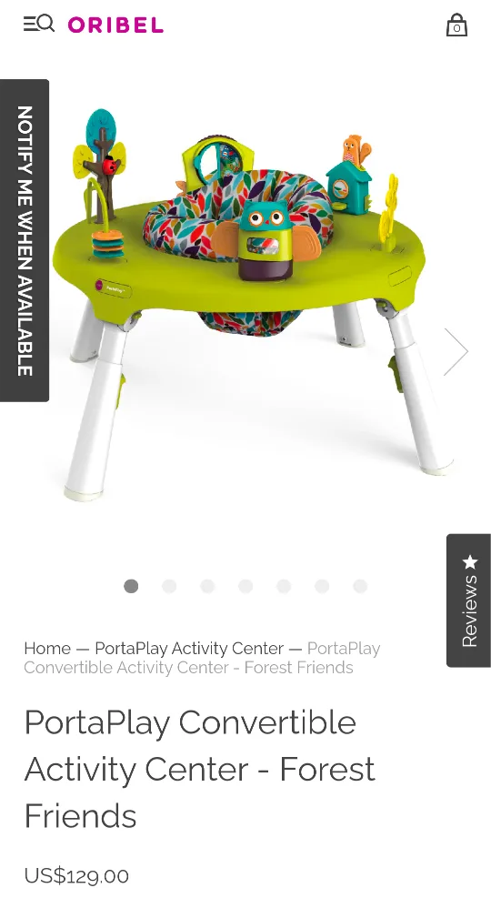 Oribel PortaPlay Convertible Activity Center