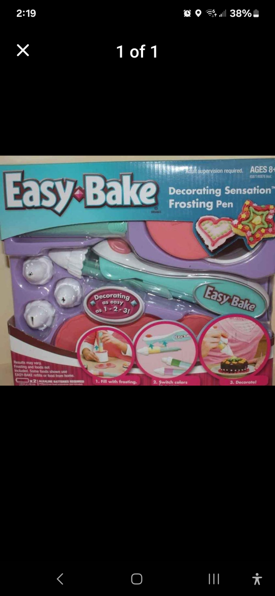 Easy-Bake Decorating Frosting Pen