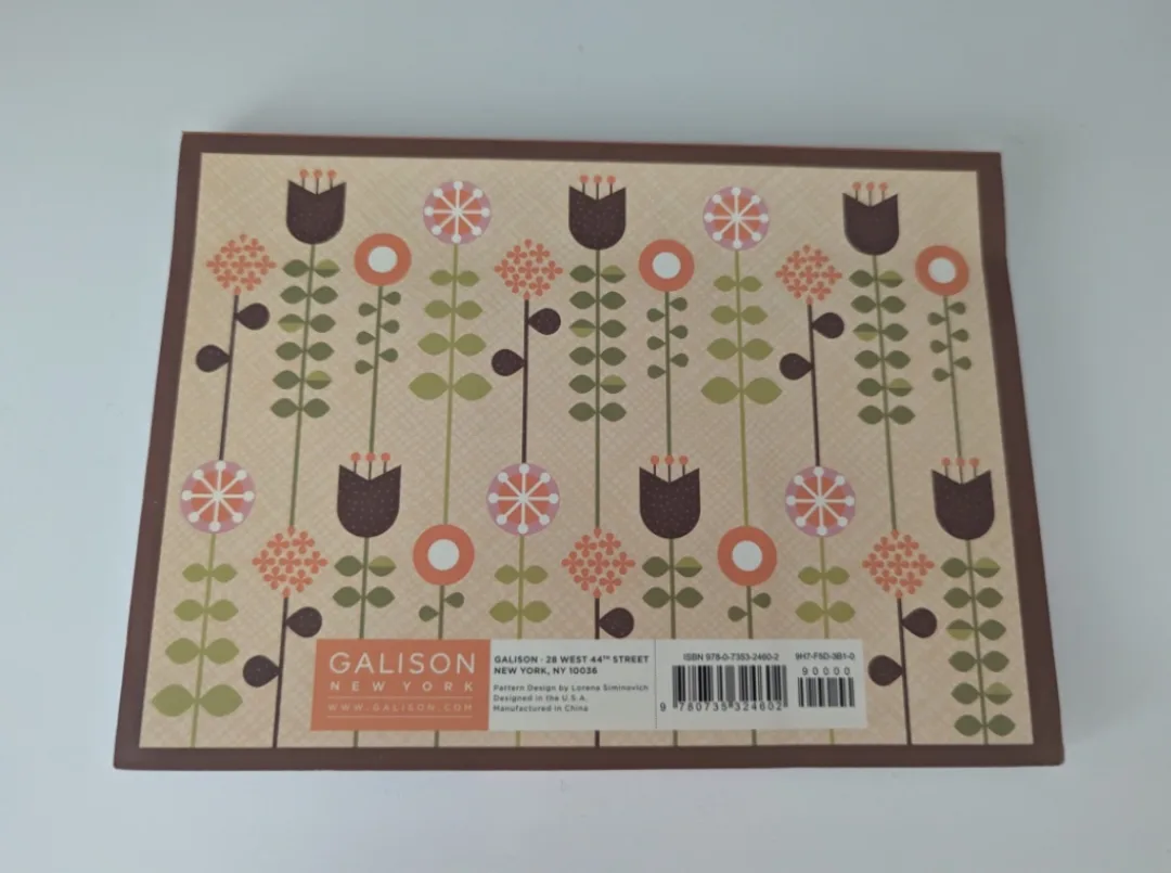 Retro tulip sticky notes booklet image indicator(4)