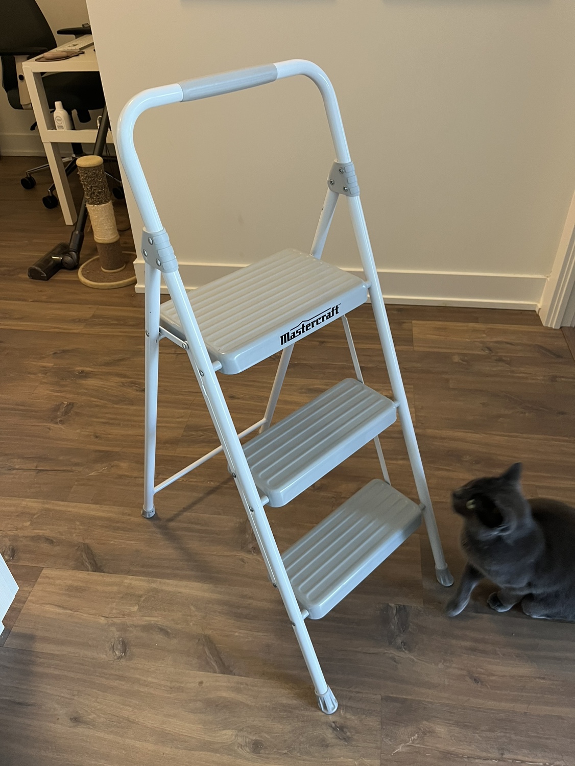 Mastercraft 3-Step Metal Folding Step Stool