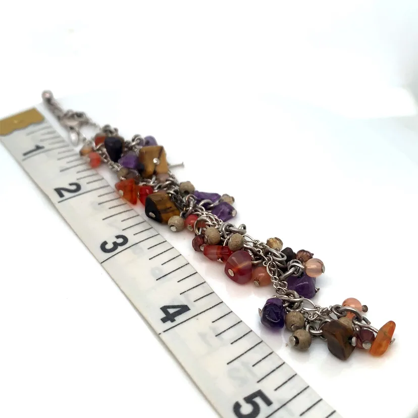 Avon Multi Gemstone Charm anklet image indicator(9)