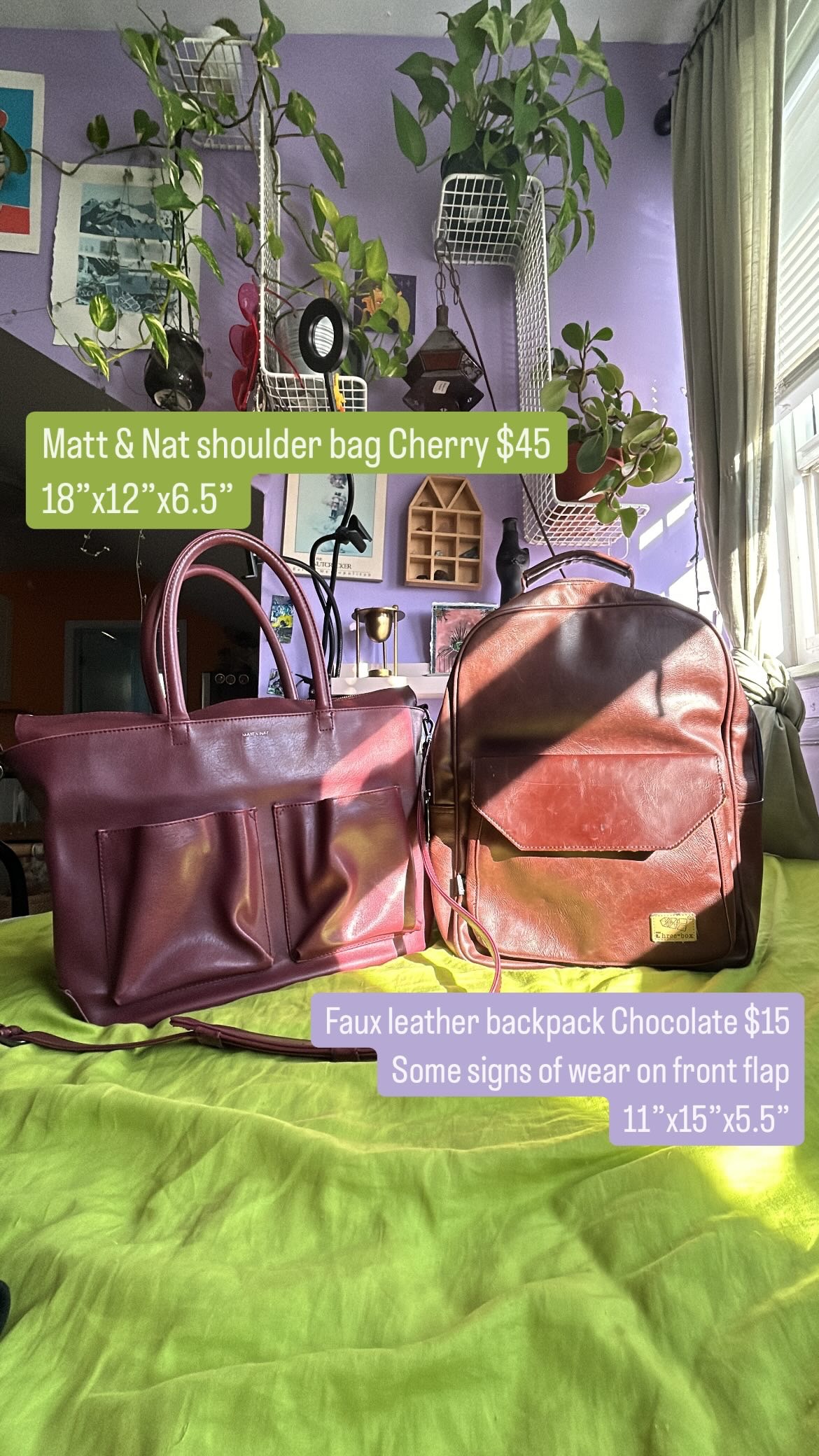 Bags for sale