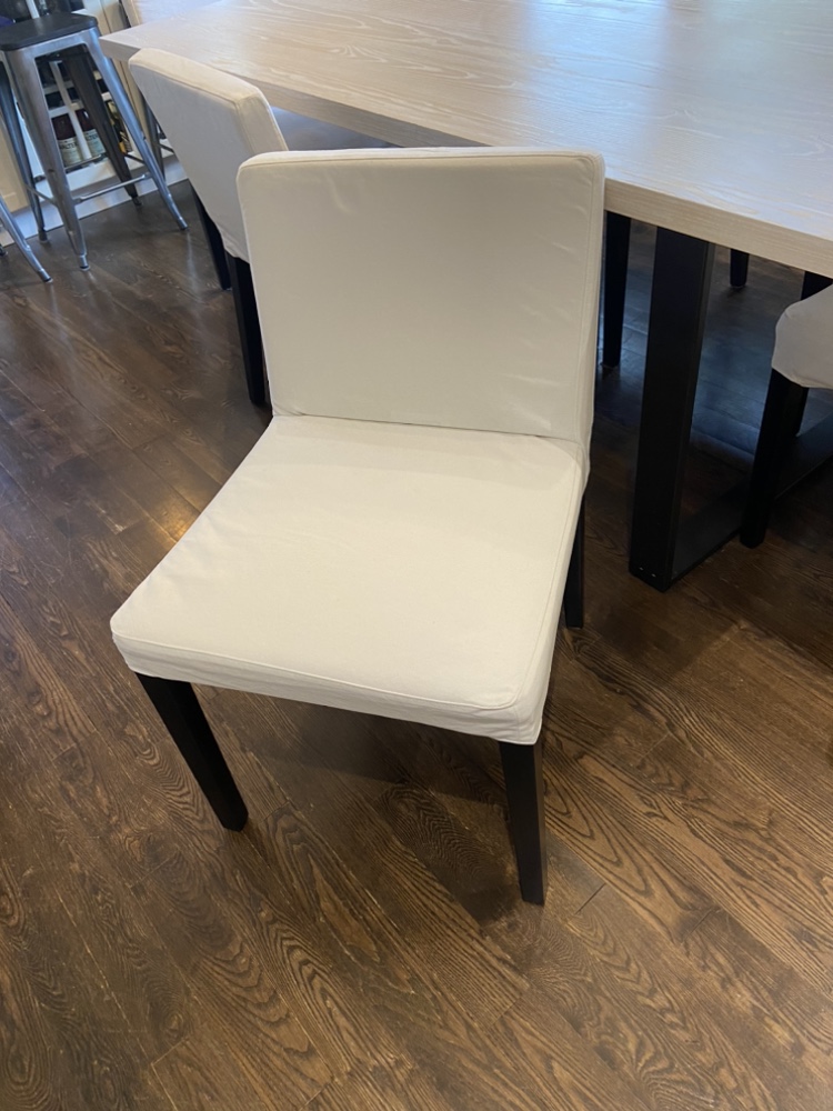 Dining Chair set of 2-6 - IKEA Nils with extra set of Covers