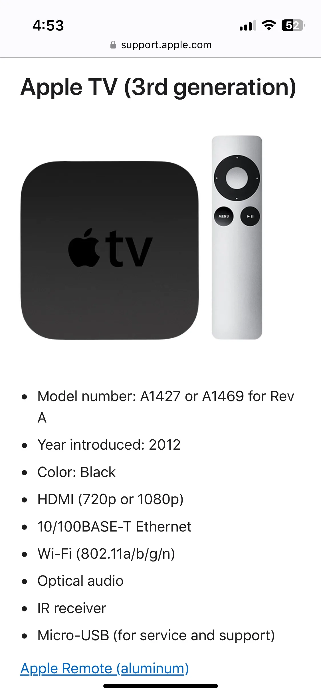 Apple TV 3rd Generation image indicator(2)
