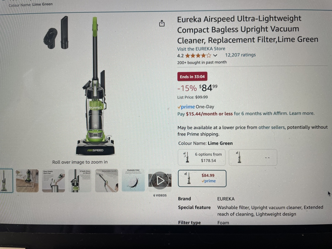Eureka Airspeed Vacuum - photo 2