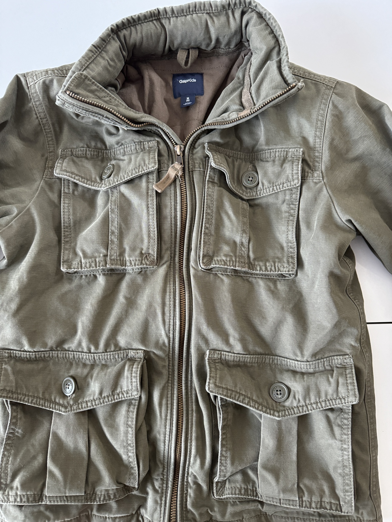 Gap Kids Green Utility Jacket age 8 - photo 3