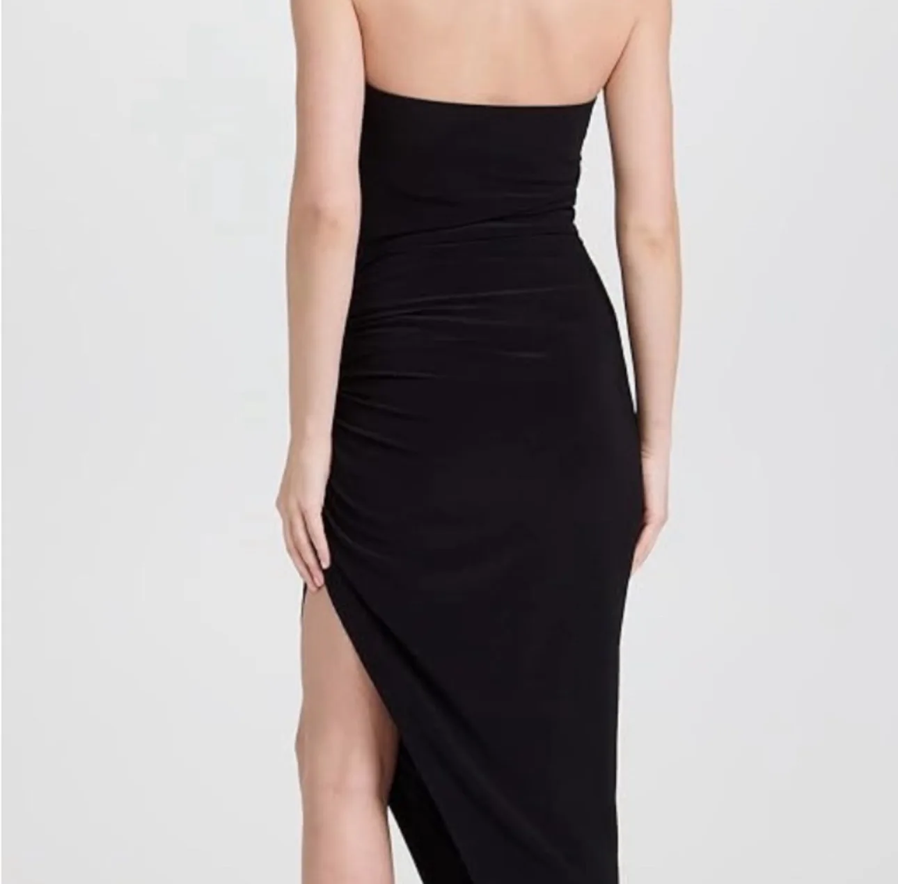 Norma Kamali Black Strapless Dress image indicator(3)
