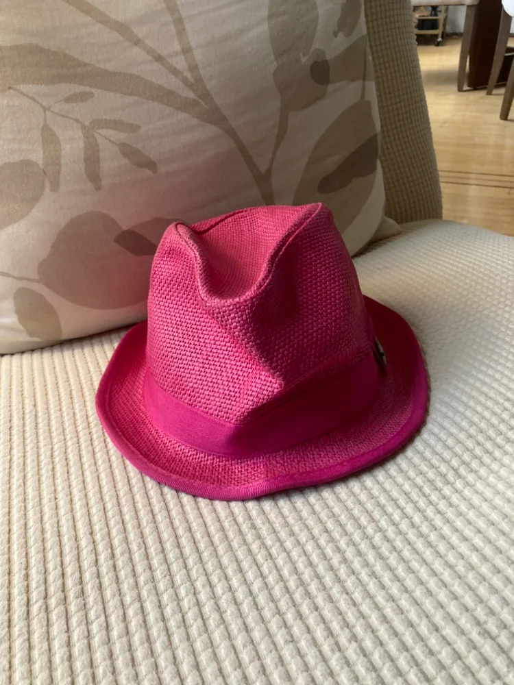 Peter Grimm Pink Fedora Hat thumbnail