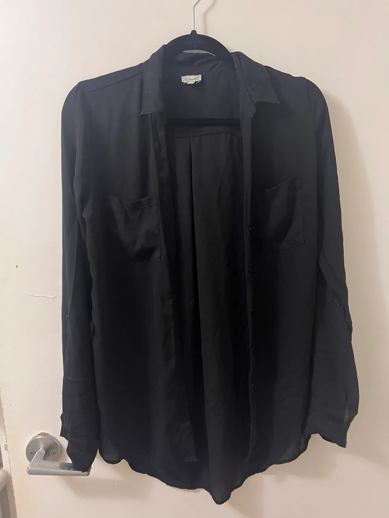 Black Long Sleeve Blouse #freecycle thumbnail
