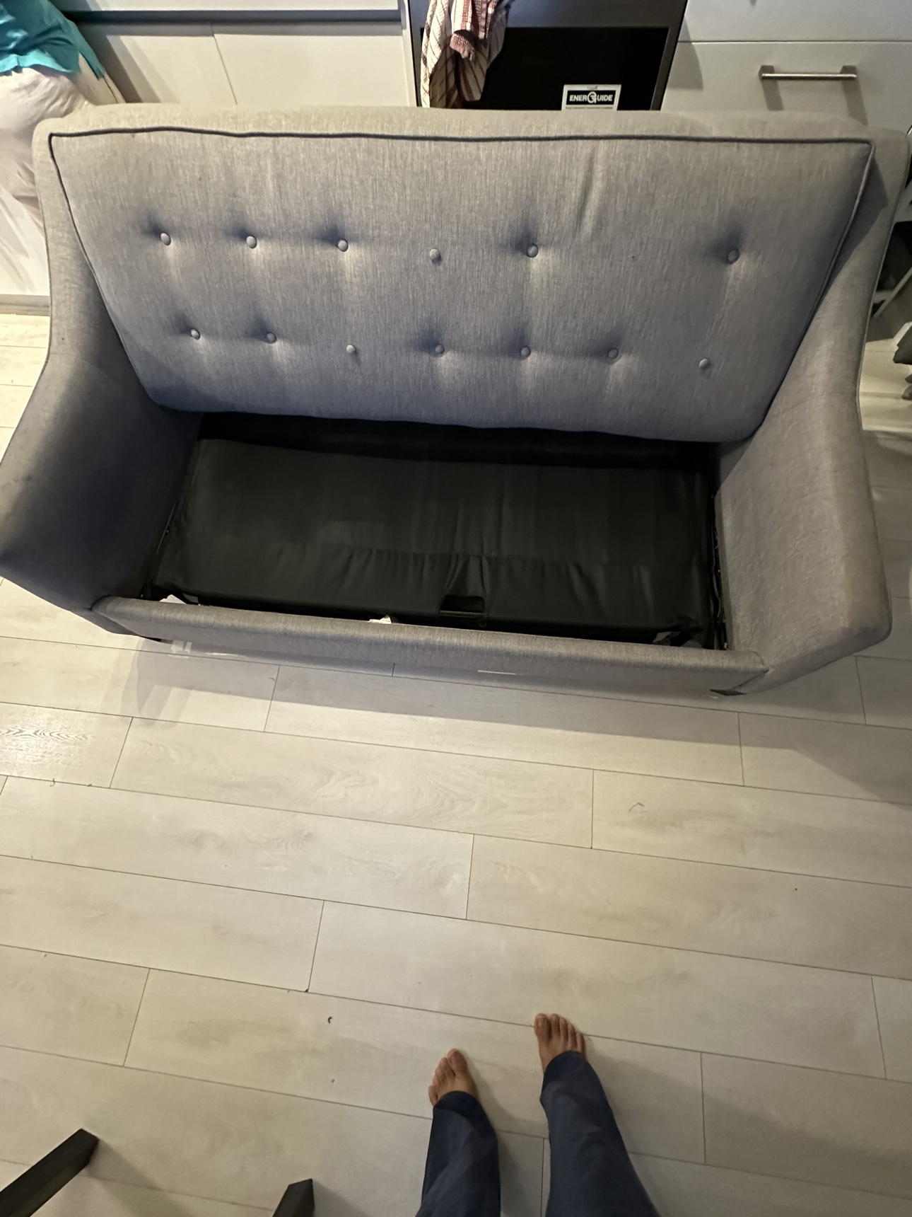 Grey Sofa Bed / Pull Out Couch - photo 5