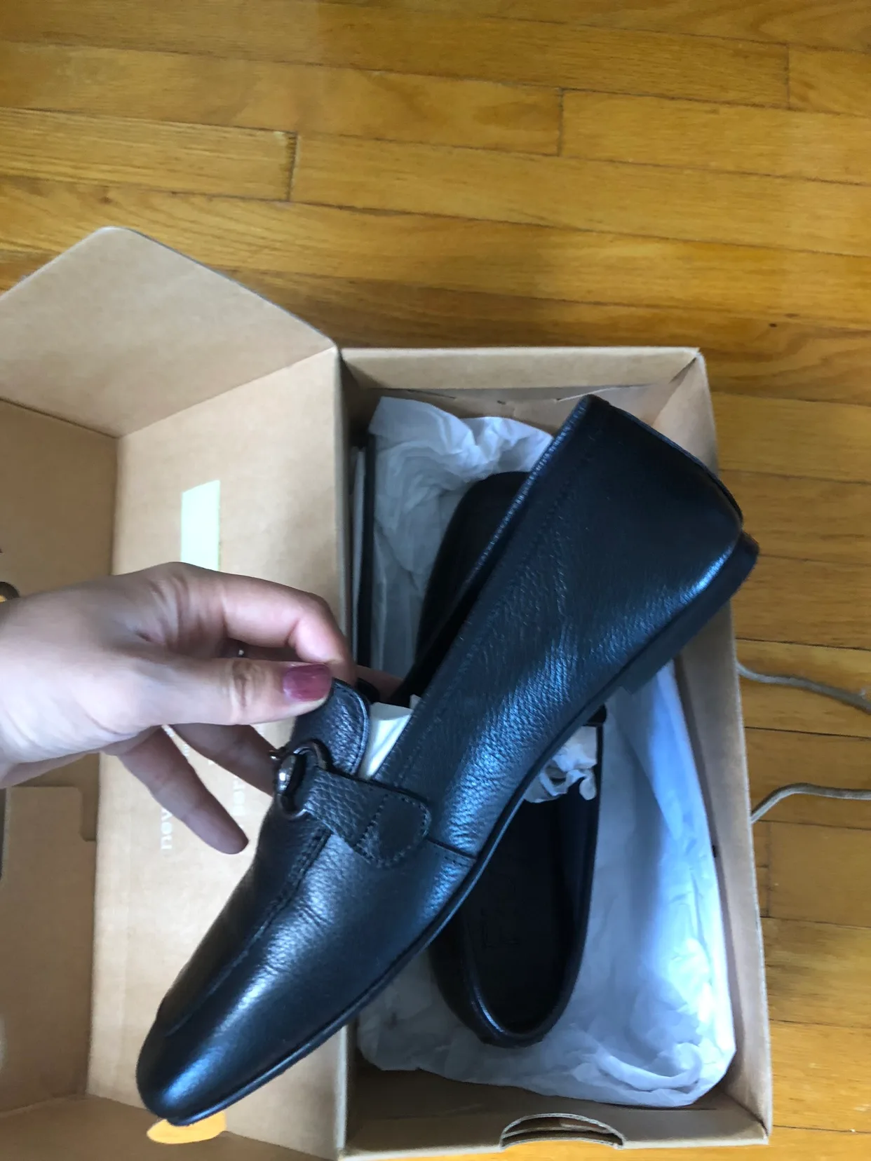 Floya Women's Black Loafers image indicator(4)