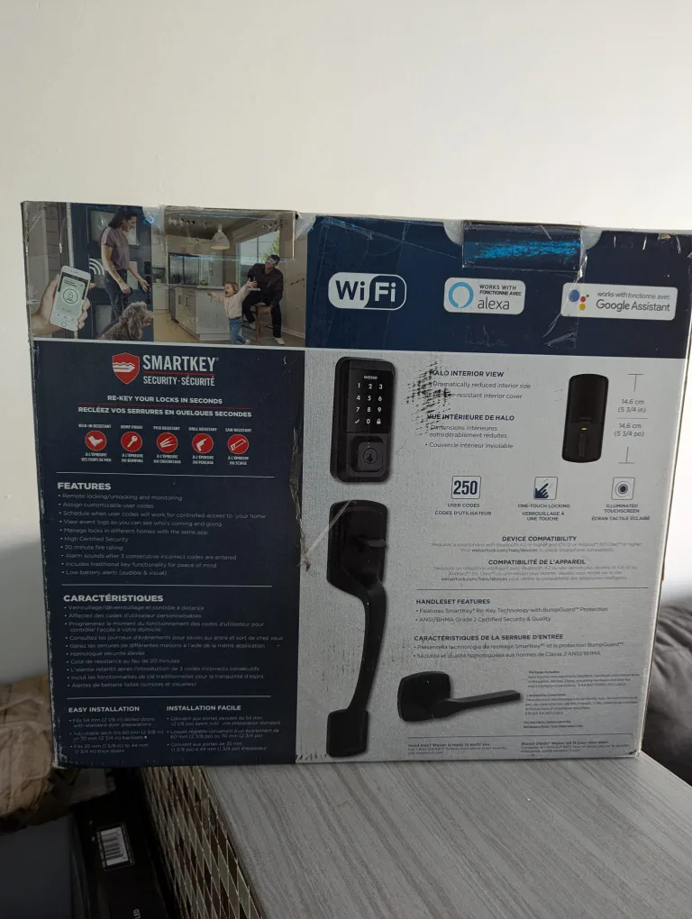 Weiser Halo Wi-Fi Touchscreen Smart Lock thumbnail