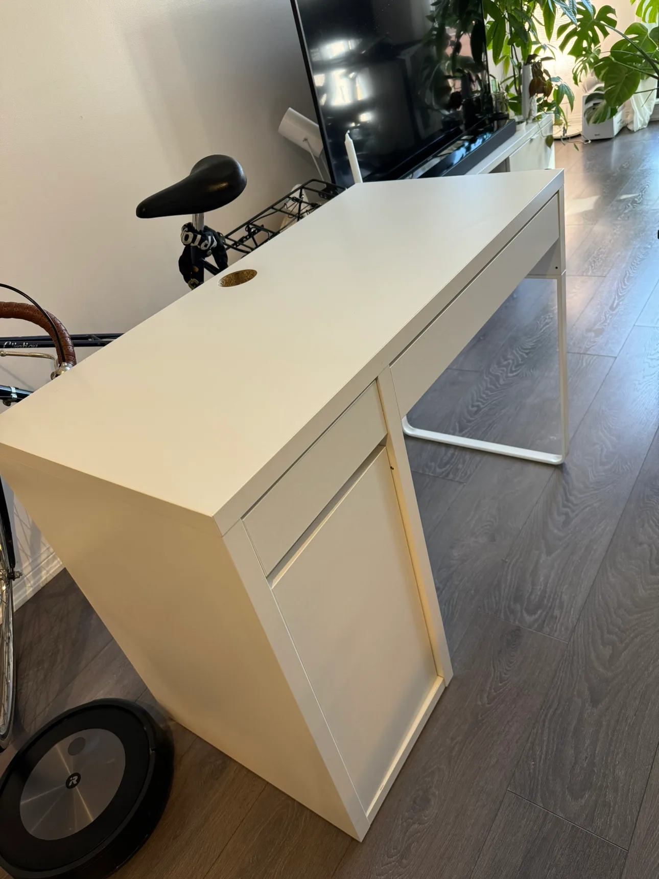 Ikea Micke Desk White thumbnail