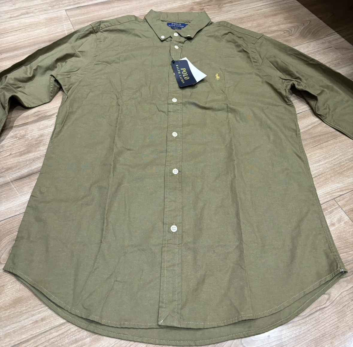 Polo Ralph Lauren Green Long Sleeve Button Down Shirt - photo 2