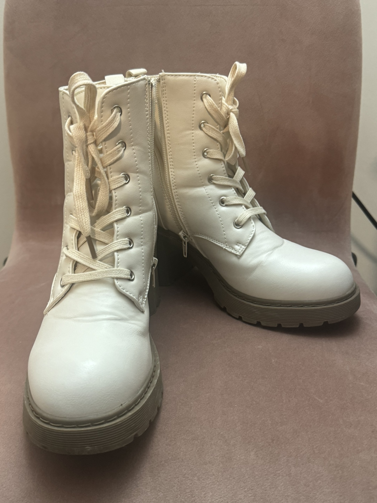 White Platform Boots