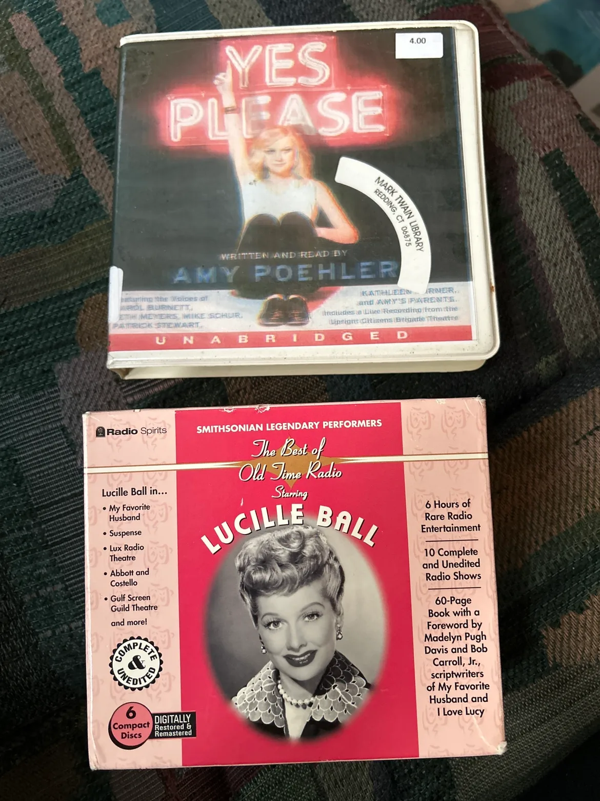 CD Sets of Lucille Ball and Amy Poehler #freecycle thumbnail