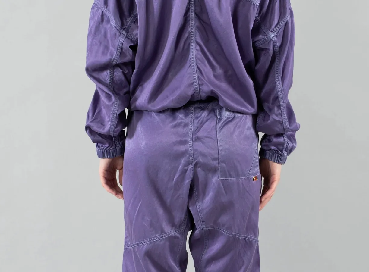 Freecity purple satin parachute pants. New with tags image indicator(5)