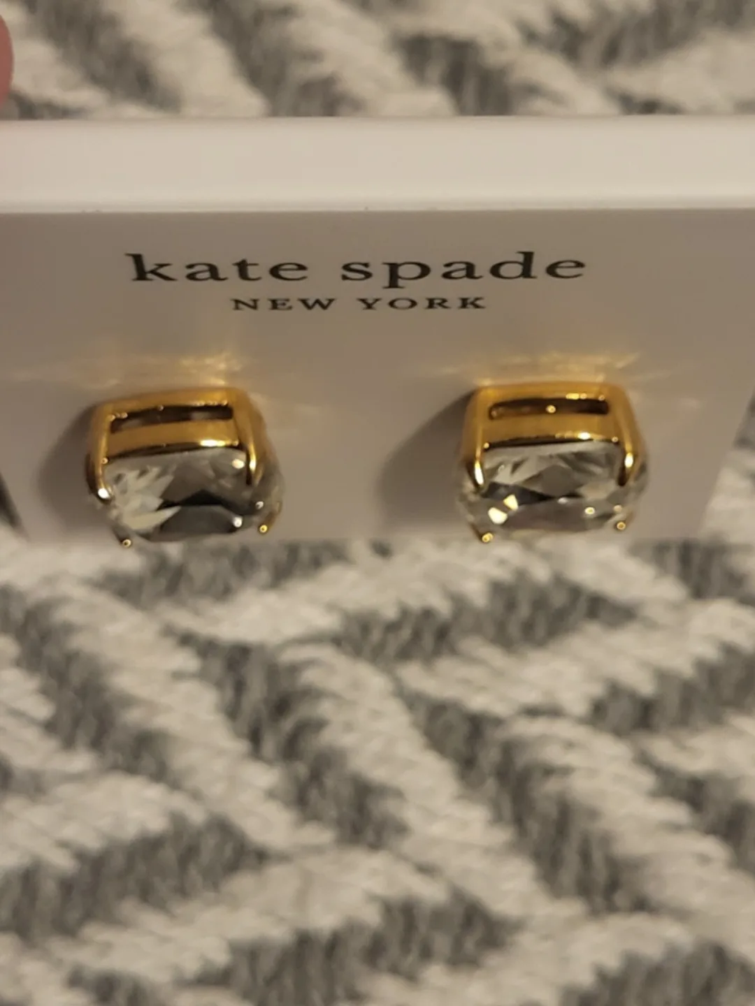 Kate Spade- Clear Earrings image indicator(4)