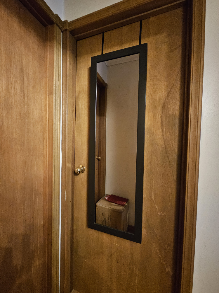 Over-the-Door Mirrored Jewelry Armoire