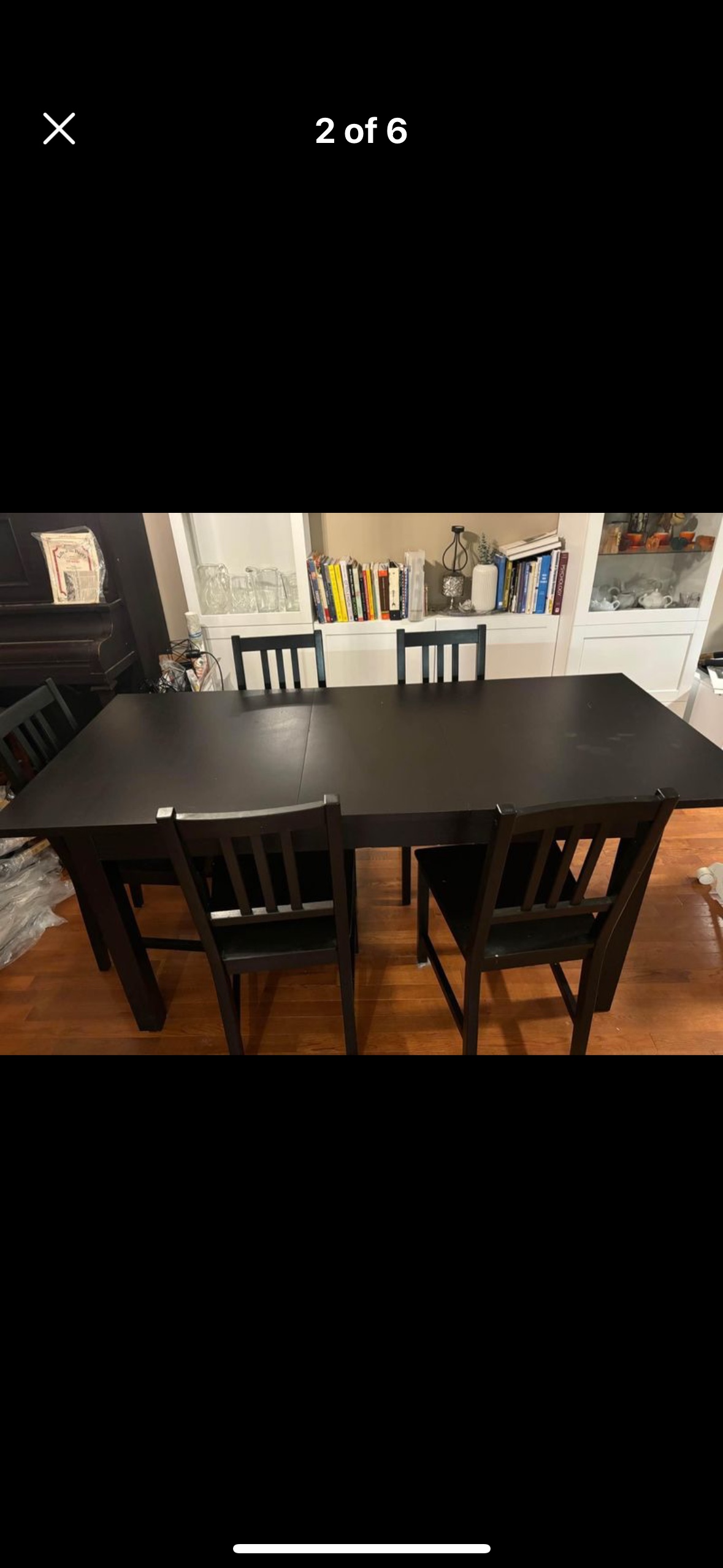 IKEA Dining Table and 6 Chairs - photo 3