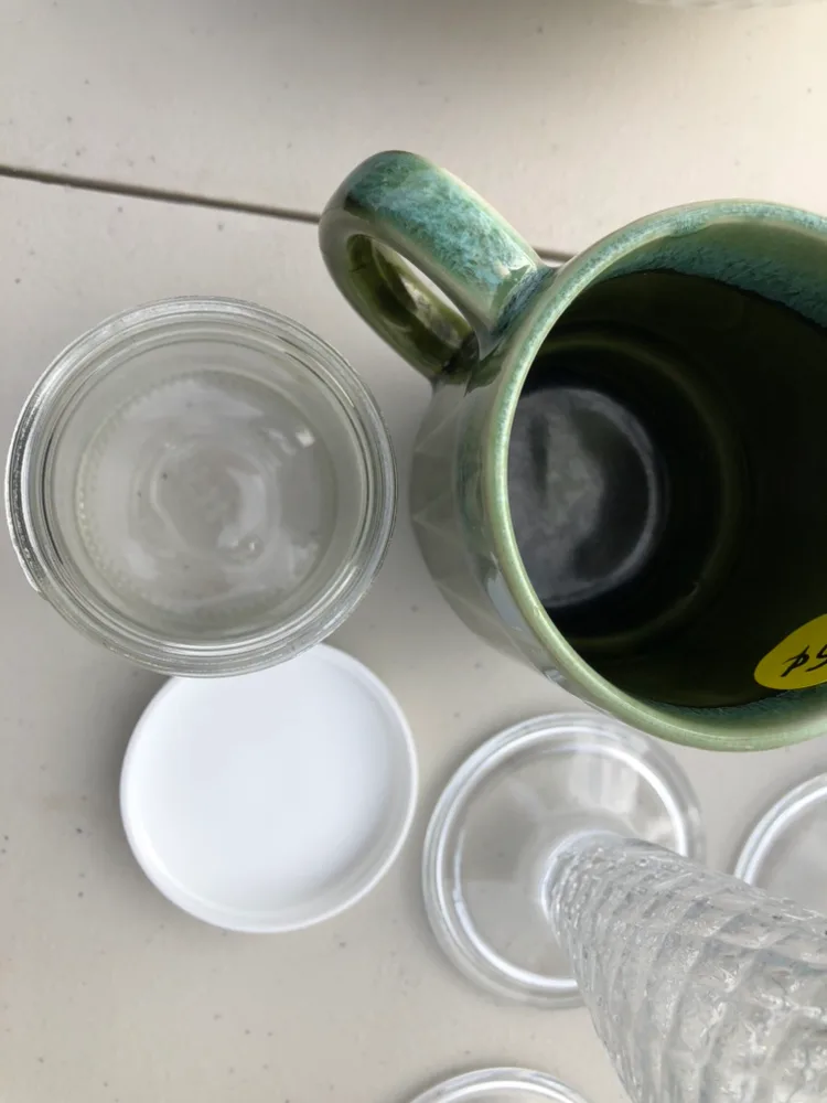 Tiny Jars w/ lids. 15x120ml. size for gift giving dried herbs image indicator(4)