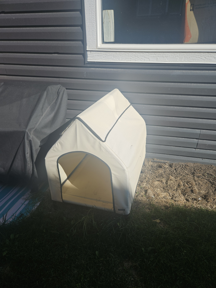 Canvas Dog House #freecycle